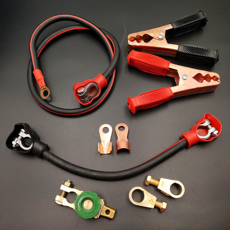 Car battery cable Pure copper battery connector clip Power off switch battery iron wire wiring clip
