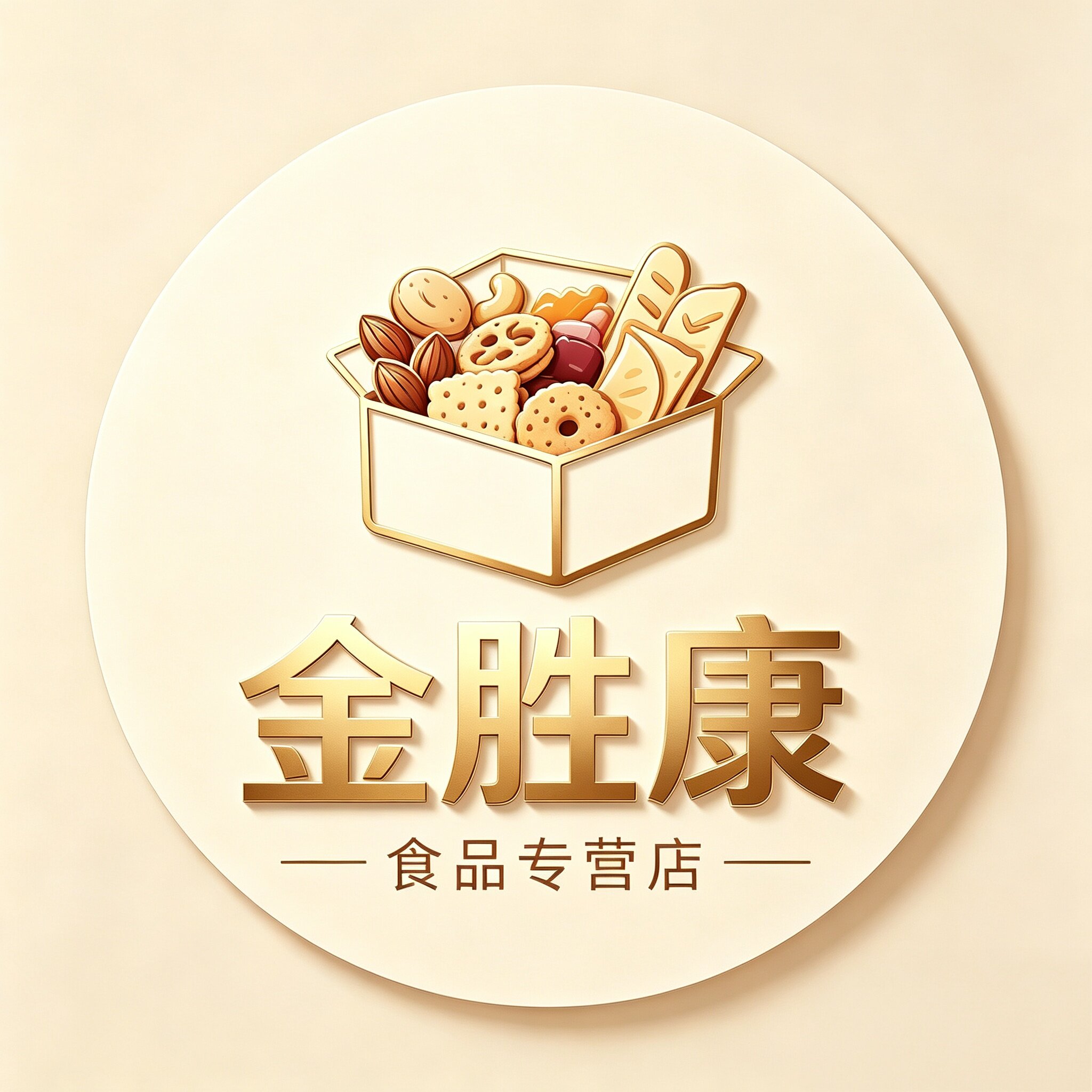 金胜康食品专营店的LOGO
