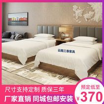 Hotel guesthouse standard room full set of combined beds custom homestay apartment guest room express hotel rental room double bed