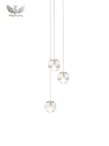 Canadian Bocci14 Chandelier Glass Living Room Dining Room Villa Open Staircase Island Designer Model Duplex Building