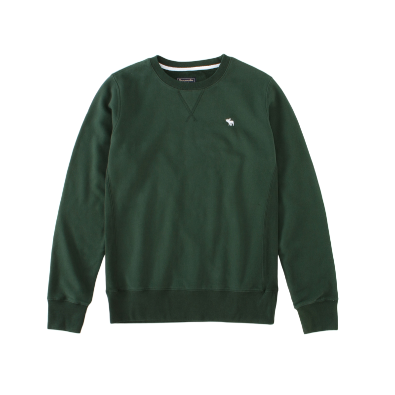 Abercrombie&Fitch Autumn and Winter Fleece-Lined Crew Neck Sweatshirt Men's Af Pullover Casual Sports Long-Sleeved Jacket Trendy Abercrombie&Fitch Autumn and Winter Fleece-Lined Crew Neck Sweatshirt Men's Af Pullover Casual Sports Long-Sleeved Jacket Trendy