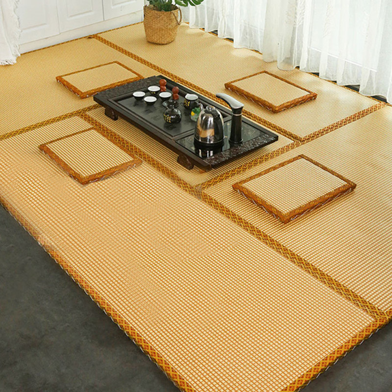 Japanese-style custom rush mat tatami mat natural jute core coconut palm inner core cushion custom-made bay window mat floor mat
