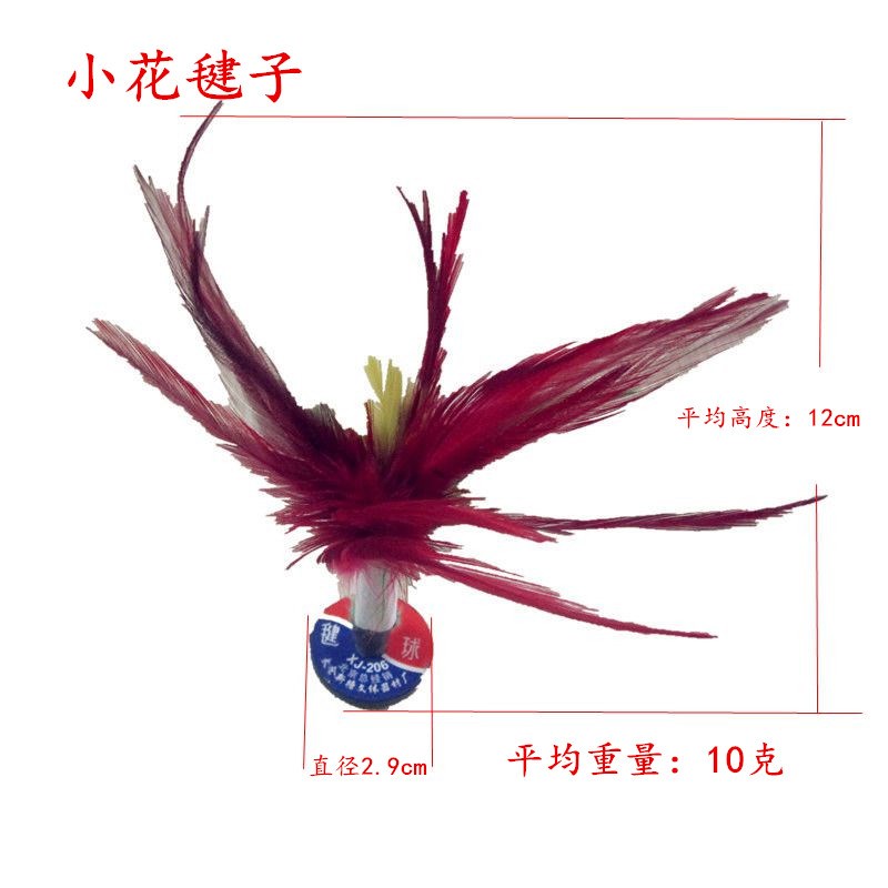 毽子 太仓 xj-206 Cuộc thi đào tạo thi tuyển sinh tiểu học và trung học cơ sở dành riêng cho trẻ em - Các môn thể thao cầu lông / Diabolo / dân gian 	quả cầu đá lông gà