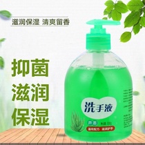 2瓶洗手液芦荟清香型清洁温和保湿按压瓶家用易清洗500ml