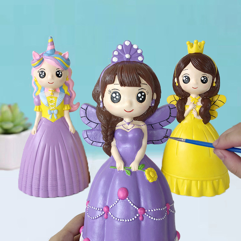 November New Children DIY Toys Fall no Bad Non-plaster dolls Painted White Embryo Puzzle Toys Prevaricia Dolls Dolls