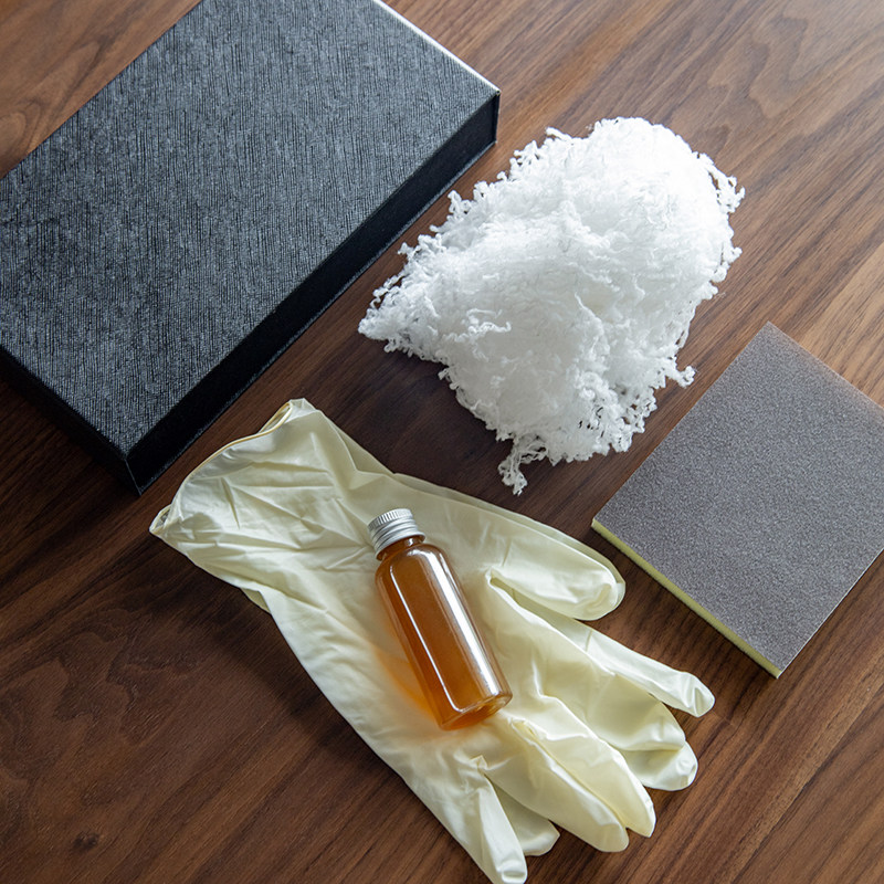 Picking up wood construction wood wax oil care package environmental protection solid wood furniture hard wax oil care package packaging wood wax oil