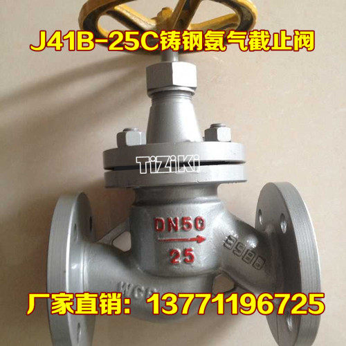 J41B-25C Cast Steel Ammonia Cut Valve Ammonia Cut Valve Ammonia DN15DN100