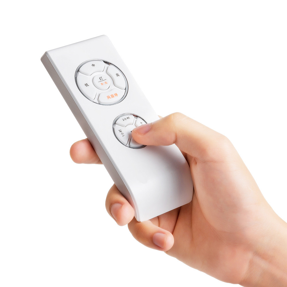 Wind Journey Ceiling Fan Lamp Ceiling Fan Lamp Wireless Wall Control Switch Wall Control Switch One Fire One Zero Frequency Conversion Remote Control Double Cut