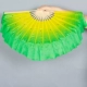 Желтый -зеленый градиент 31 плавающий 10 настоящий шелк