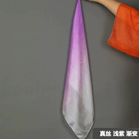 Сиреневый, шелковый, градиент, 50×50см