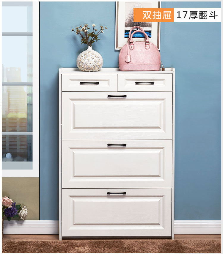 tối giản hiện đại giày mỏng lắp ráp quạt đơn giản châu Âu 17 cm công suất lớn nền kinh tế nội sảnh giày - Buồng tủ sách gỗ