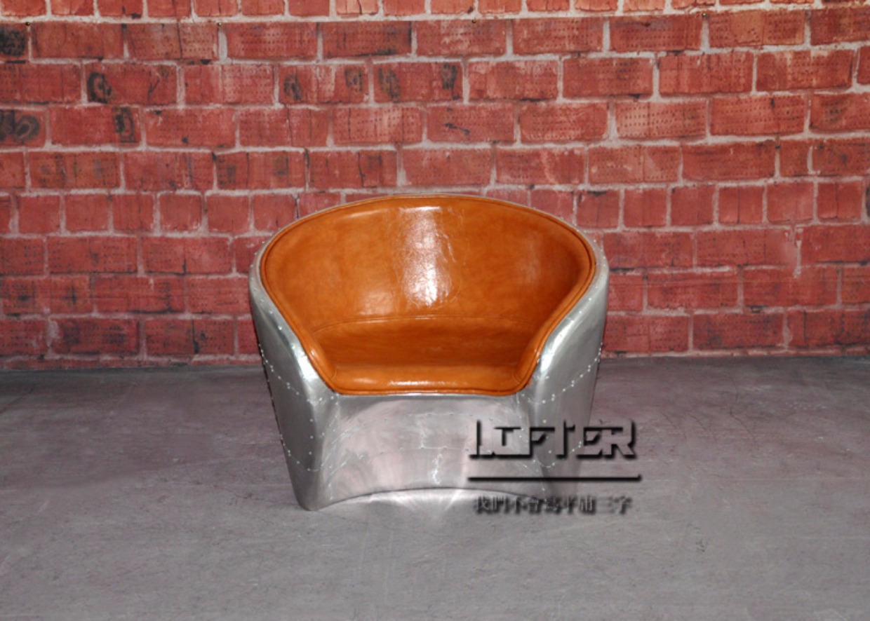 Ghế nhôm đinh tán LOFT ghế gió công nghiệp thiết kế nội thất La Mã Ghế nhà hàng KTV quán cà phê ghế sofa bed giá rẻ