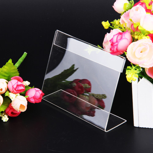 13 * 9cm commodity price tag price tag price tag price tag organic plastic display card display shelf transparent L type table card