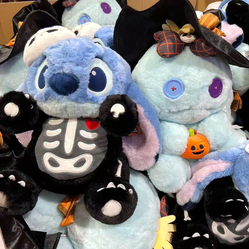 Costco Halloween Stitch Plush Doll Limited Edition Little Golden Figure Disney Official Plush Toy