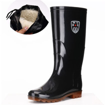 Adult rain boots mens water shoes womens high tube rain boots waterproof womens short tube rubber shoes long tube kitchen work shoes labor insurance