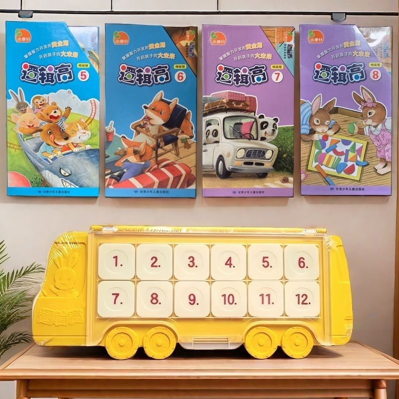 Blue Power Logic Level 5.6.7.8 Logical Thinking Training Course Flip Board Public Bus Board Blue Power Logic Level 5.6.7.8 Logical Thinking Training Course Flip Board Public Bus Board