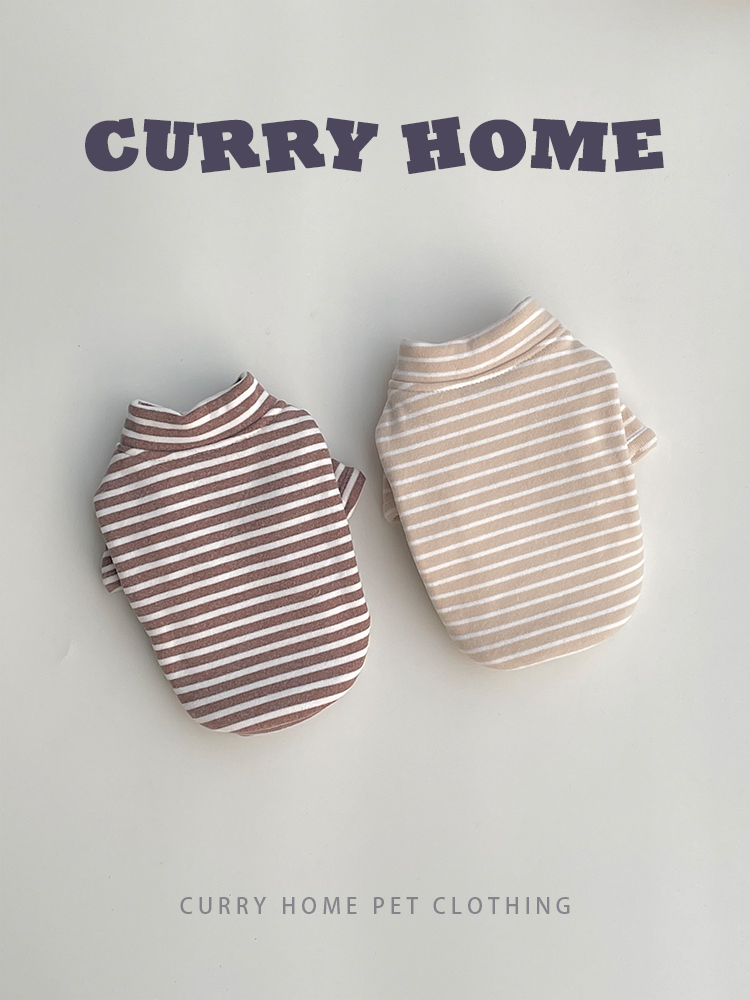 CURRY HOME pooch winter hit undershirt plus suede thickened kitty dog small dog bib bear marzis-Taobao