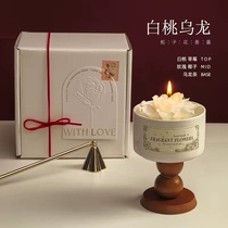 Camellia scented candle bestie bedroom high-end niche companion gift indoor birthday gift girl gift box