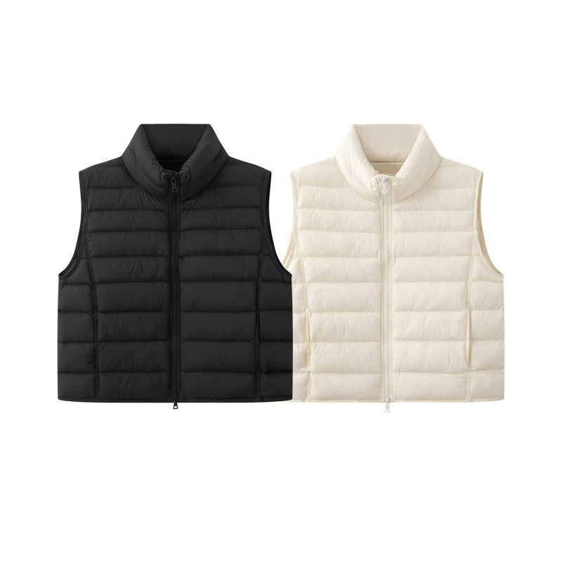 Ariose 2026 New Autumn Fashion Solid Color Short Sleeveless down Vest Br004108 Ariose 2026 New Autumn Fashion Solid Color Short Sleeveless down Vest Br004108