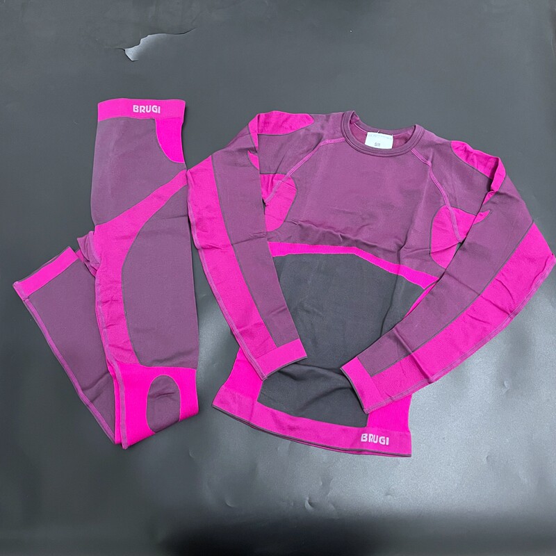 Foreign trade women perspiration quick-drying clothes Outdoor fitness running sports tights long-sleeved ski heating clothes pants
