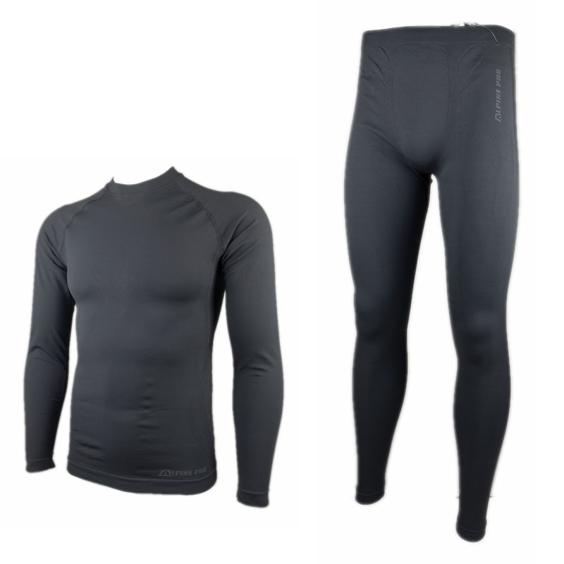 Men Perspiration Speed Dry Clothes Outdoor Fitness Running Sports Tight Fit Long Sleeves Ski Bamboo Fiber Underwear