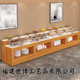 High-end hotel breakfast table Buffy Terrace restaurant school unit canteen wall-mounted single-sided buffet table dish placement