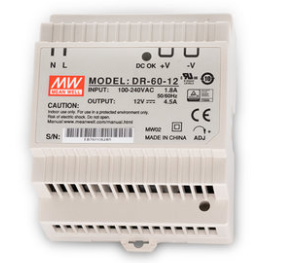 Taiwan Mingwei MW MEAN WELL switching power supply rail type DR-60-12 54W 12V 4 5A