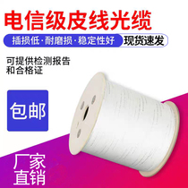 Fiber Entry Indoor 1 2 4 Core Butterfly Leather Line Fiber Optic Line Single Mode 3 Steel Wire Pitline Telecommunications Class