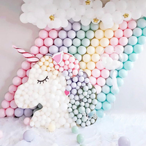 Macarons Balloons Tied Theorist Decorations Creative Nets Red Ins New Year Birthday Scene Placement Table Floats Opening Thicken