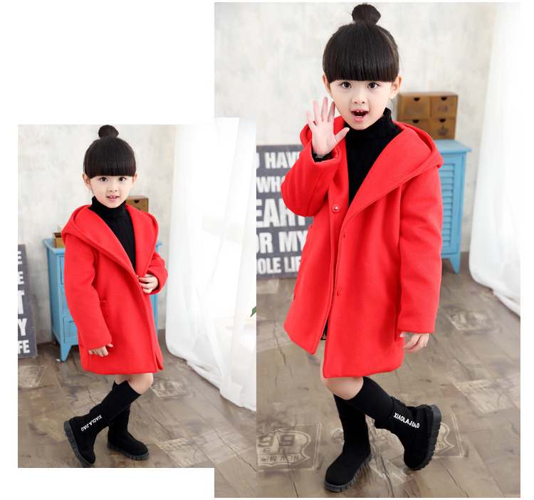 Manteau pour fille en laine - Ref 2161533 Image 11