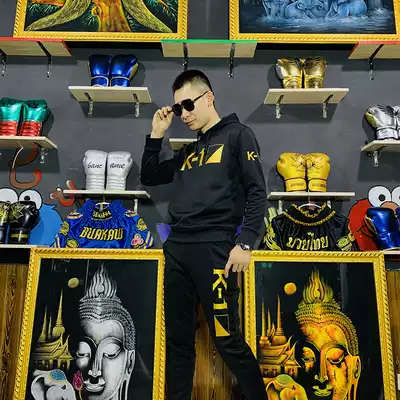 Bongqiu boxing clothing Sanda clothing men's suit children's female Muay Thai long-sleeved thick cotton TMMA Muay Thai shorts A22