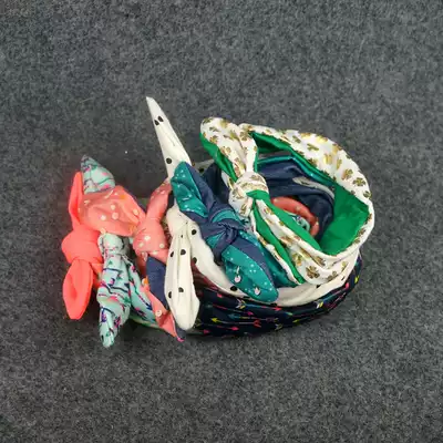 Children's hair accessories color color color pure cotton hair band iron wire bow tie hair band cute hipster hair accessories a variety of options
