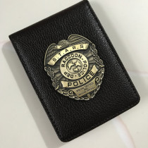 Resident evil metal badge card cover Drivers license Leather cover Driving license cover can be loaded with drivers license