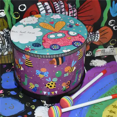 Children's drum kindergarten children's drummer beating drum tambourine baby instrument educational toy snare drum
