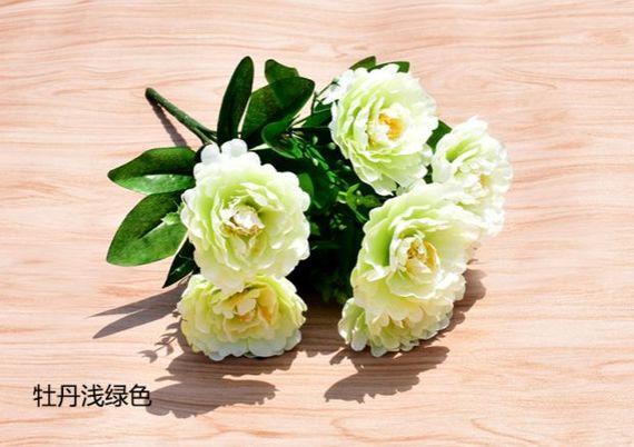 Mô phỏng hoa mẫu đơn hoa phòng khách cắm hoa cắm hoa decoration hoa trang trí hoa giả trang trí hoa nhựa hoa khô vải hoa - Trang trí nội thất trang trí nhà cửa