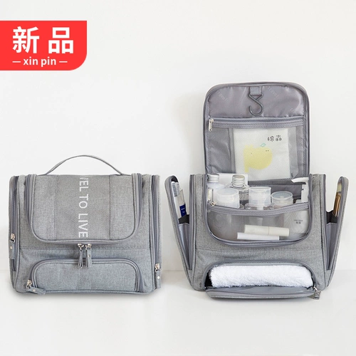 Косметичка, брендовая портативная вместительная и большая универсальная сумка через плечо, водонепроницаемая сумка для хранения для путешествий, популярно в интернете