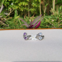 SF Bali Nepal pure handmade silver decorated with exotic retro silver accessories Original design style