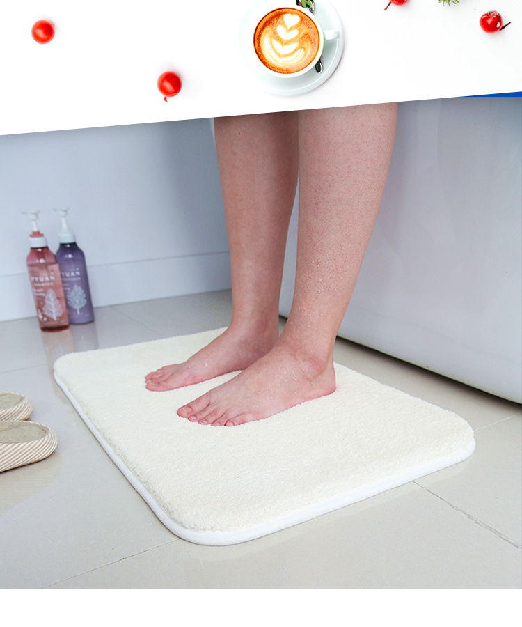 Các thảm phòng tắm thảm cửa tắm thảm không trơn trượt thảm chùi chân thấm vệ sinh cửa nhà vệ sinh thảm phòng ngủ tùy chỉnh - Thảm sàn xốp nền nhà