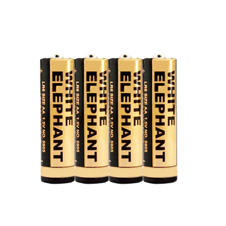 Gold and white elephant battery No. 5 1 5v alkaline 20 special boxed remote control mouse alarm clock toy battery