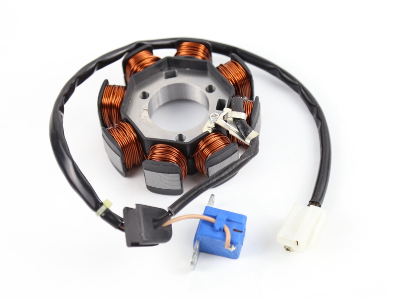 Suitable for Yuncai QS100T Licai QS125T-2 magnet motor coil stator rotor magneto trigger coil
