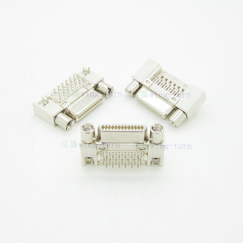 Totem V26F-90 1 0mm monolayer small CN26pin board card mother head VHDCI26 core PCB bending foot