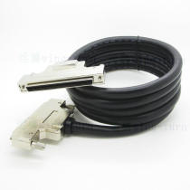 Yunteng FMC100M-F-SAS-2 SCSI100pin male to female zinc alloy shell 2990 black connecting cable