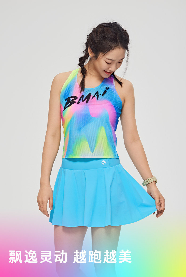 Летняя спортивная дышащая мини-юбка, быстросохнущее теннисное дорожное защитное белье, плиссированная юбка, для бега 