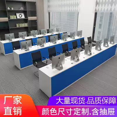 Simple fashion real estate intermediary telephone customer service reception desk computer desk staff desk desk travel agency business desk