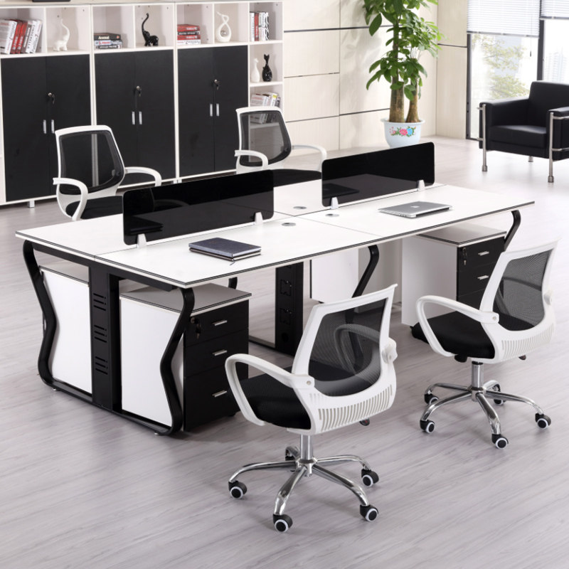 Staff desk, staff position, computer desk and chair combination, 4 people, 6 people, screen working position, simple modern Chengdu furniture