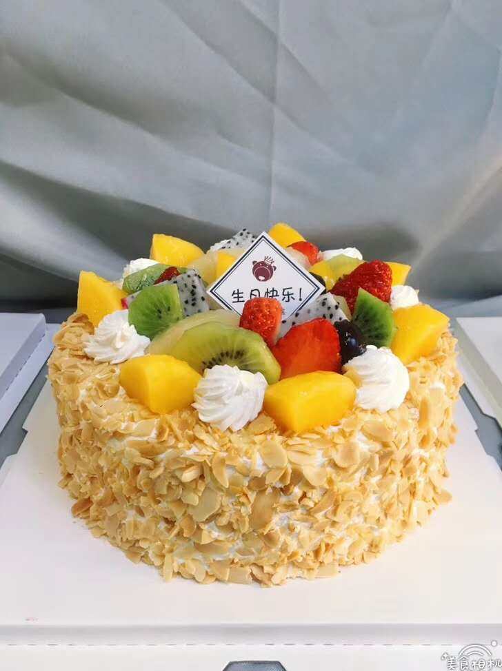 Birthday Cake Scheduled Co-City Courier Free delivery Zigong Self-flow well Gonii Daan along the Bund Rongxian Fushun