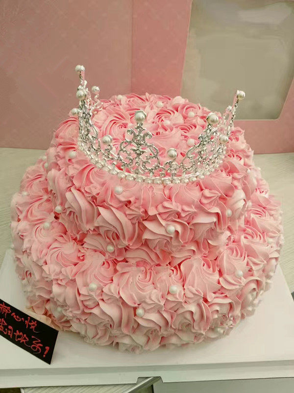 2 Floors Girls Crown Birthday Cake Booking Tongcheng Distribution Beijing Shanghai Hangzhou Chongqing, Shenzhen Suzhou