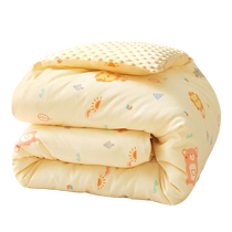 Baby quilt spring and autumn baby bean quilt pure cotton autumn and winter kindergarten special cover newborn class a small quilt