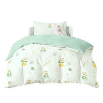 Kindergarten quilt three-piece bedding six piece babys special bed for the park pure cotton cover four childrens nap