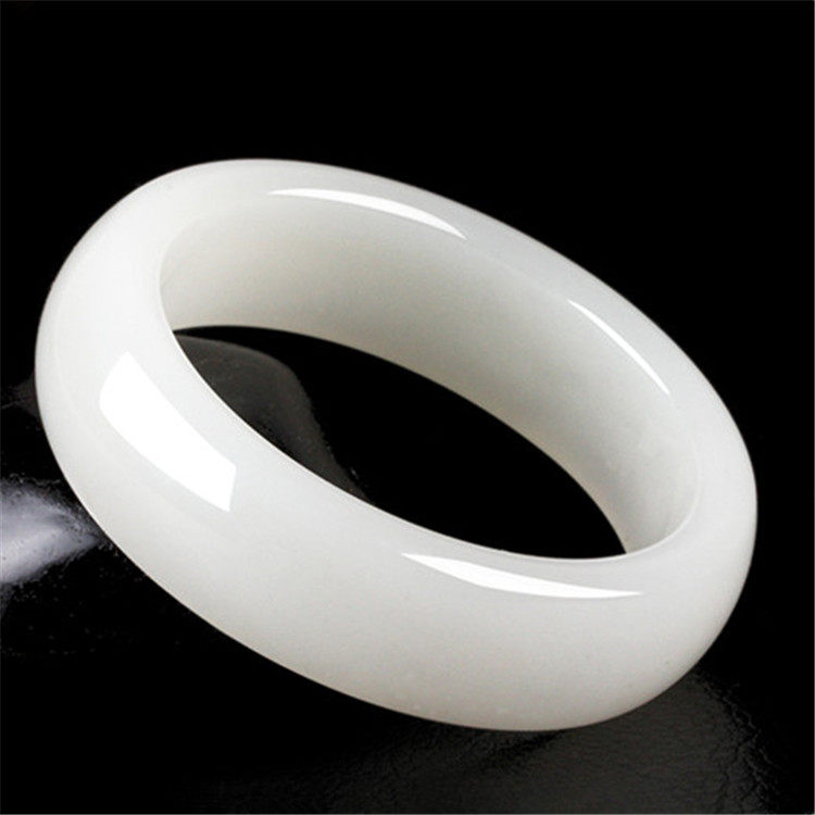 Xinjiang and Tian Yubracelet Women's Goat Fat Grade White Jade Bracelet Jade Bracelet Jade Bracelet Children's Jade Bracelets